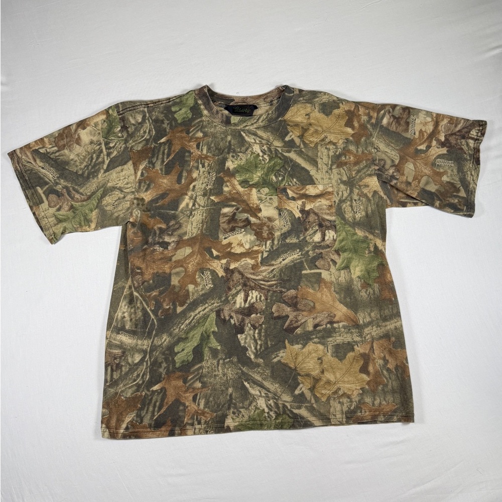 VINTAGE LIBERTY USA Camo Tee | Men’s XL | 90s Hunting Shirt | Short Sleeve